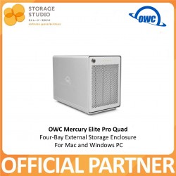 OWC Mercury Elite Pro 4 Bay USB-C HDD Enclosure With Softraid XT software